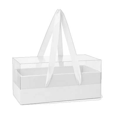 Carton Box With PVC & Ribbon
