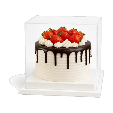 Clear PVC Cake Box