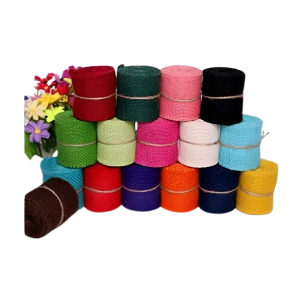 Colored Jute Ribbon (6 cm)