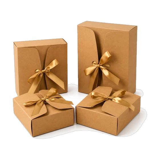 Gift Box With Ribbon