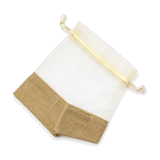 Half Jute Fabric Bag