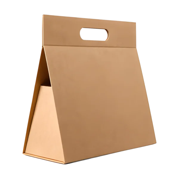 Holding Gift Box With Magnetic Handle