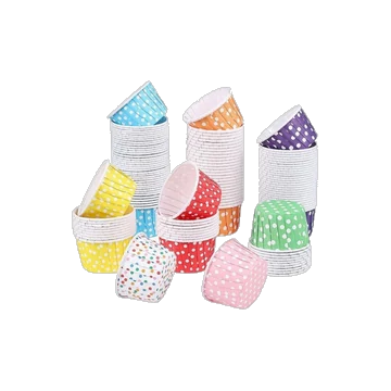 Mixed Color Paper Cake Cups