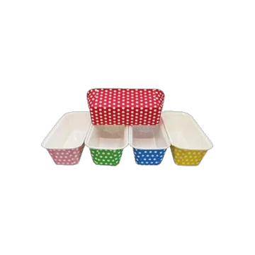 Rectangular Paper Cake Cups